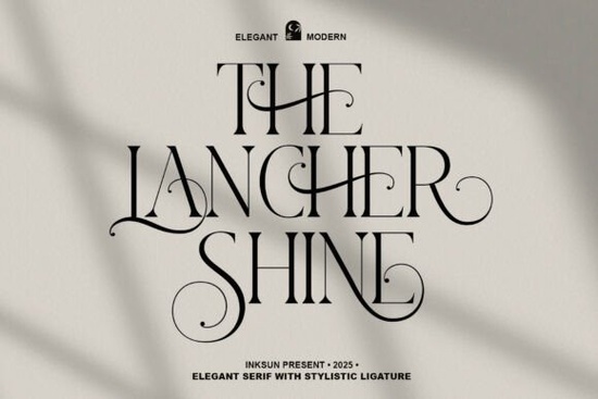 The Lancher Shine Font